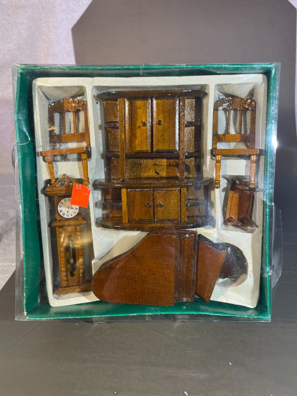 Albert E. Price Vintage Set 7 Pieces Miniature Doll Furniture Music Room (1401)